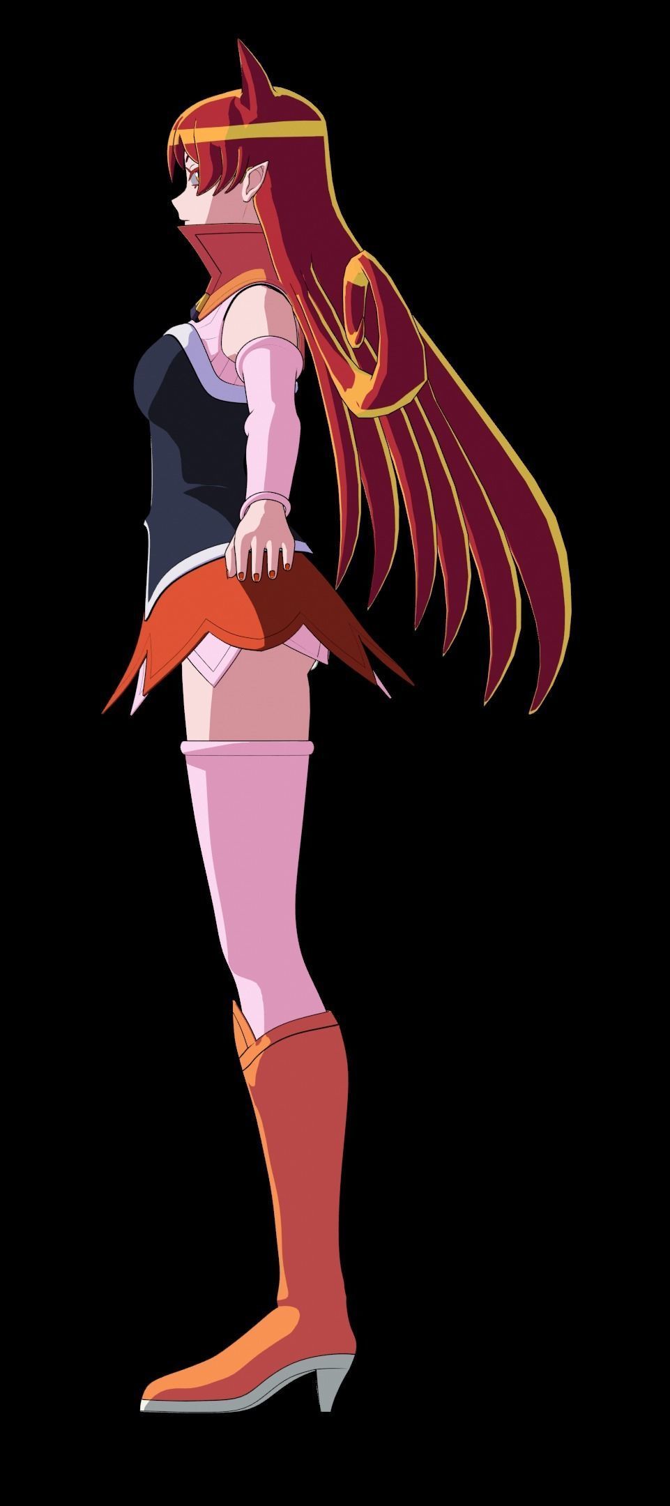 Azazel Amelie - Model 3D Blender 3D model_4