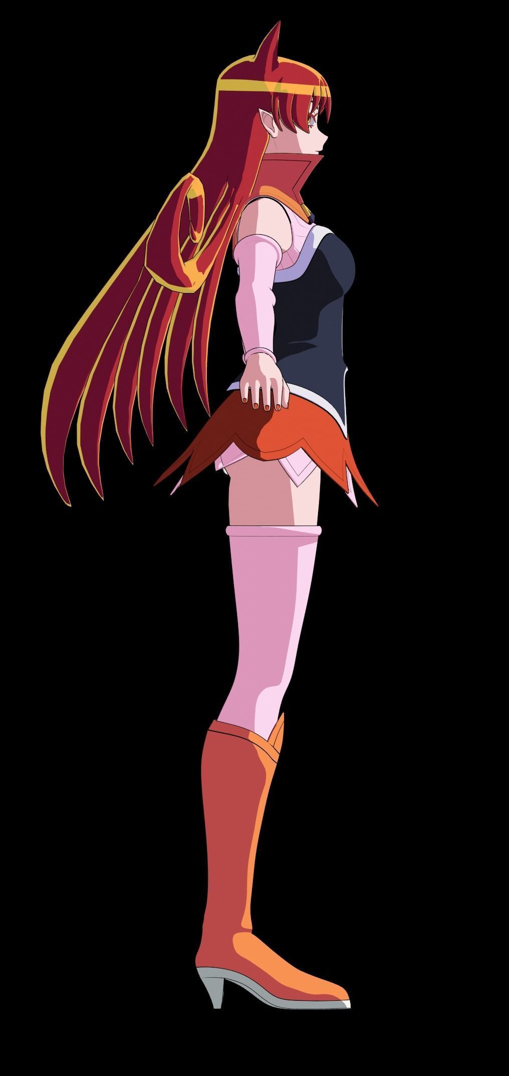 Azazel Amelie - Model 3D Blender 3D model_6