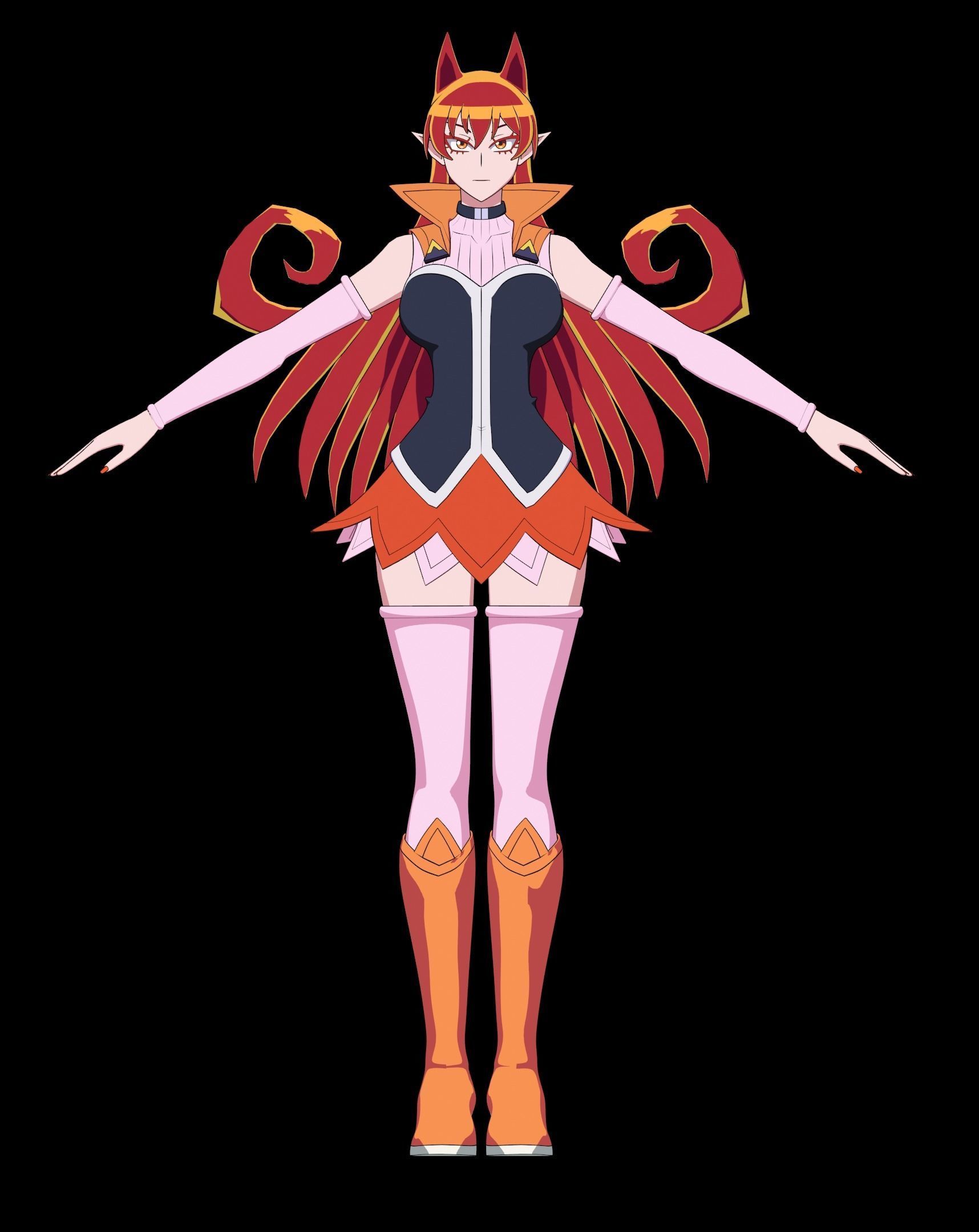 Azazel Amelie - Model 3D Blender 3D model_3