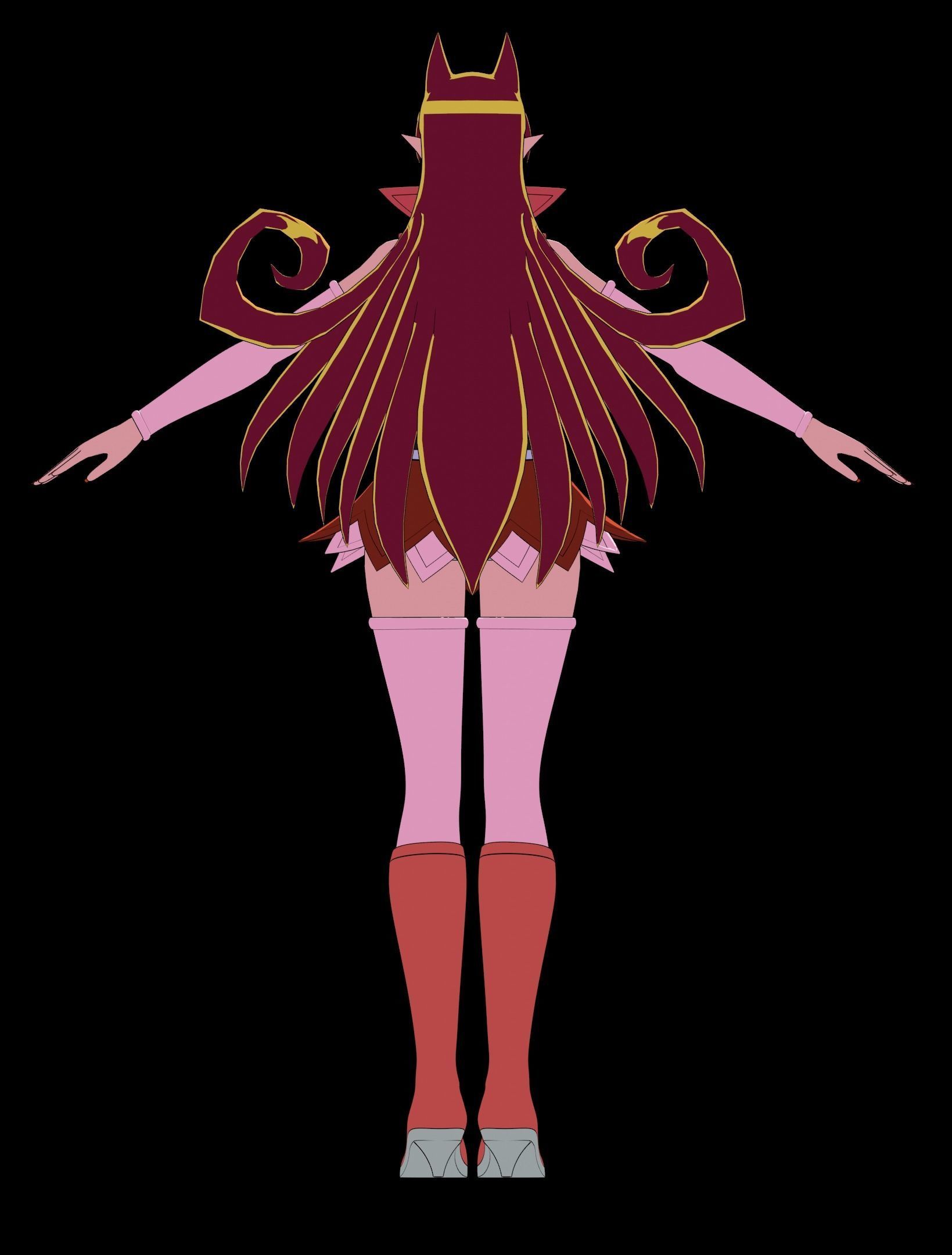 Azazel Amelie - Model 3D Blender 3D model_5