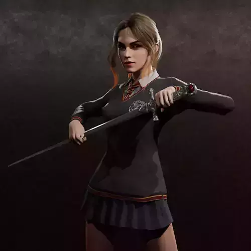 Hermione and The Sword of Gryffindor - Braced