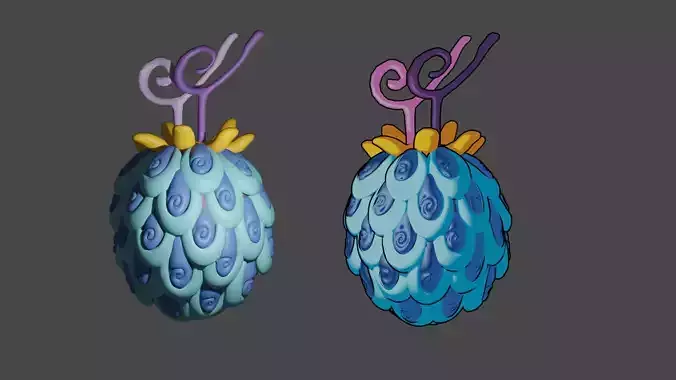 Uo Uo No Mi Model One Piece devil fruit and print model 3D model