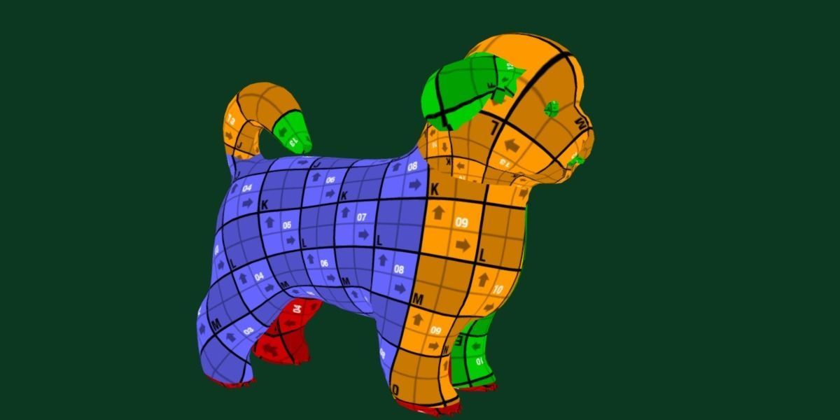 Shih Tzu Dog Breed 3D model_9