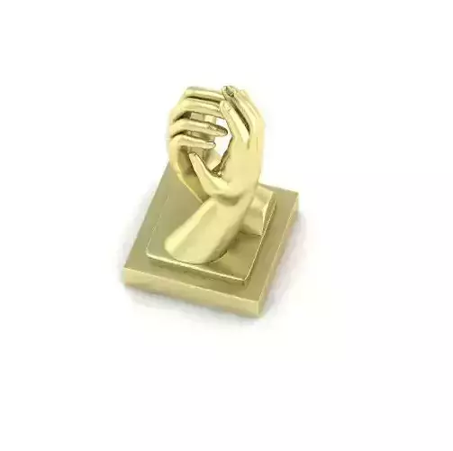 Golden hands figurine Model 4451