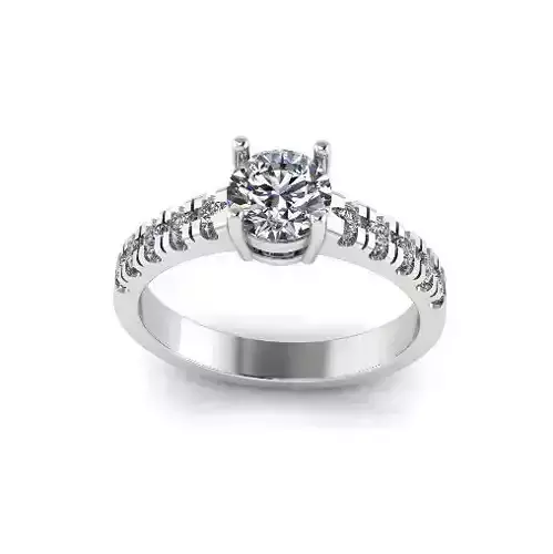 Engagement halo rings Model 4446