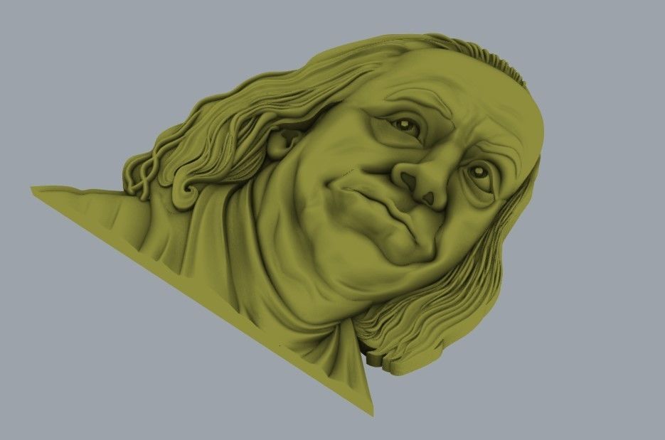 BENJAMIN FRANKLIN 3D print model_1