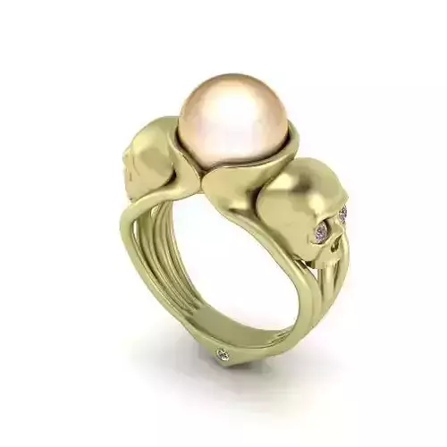 Ring with pearls Model 4441