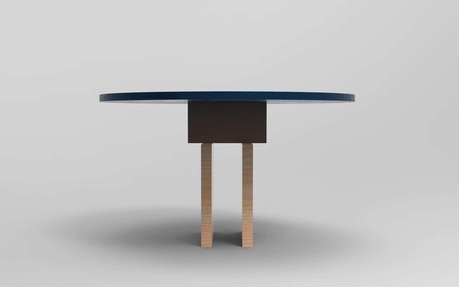 Ligne Dining Table Low-poly 3D model_2