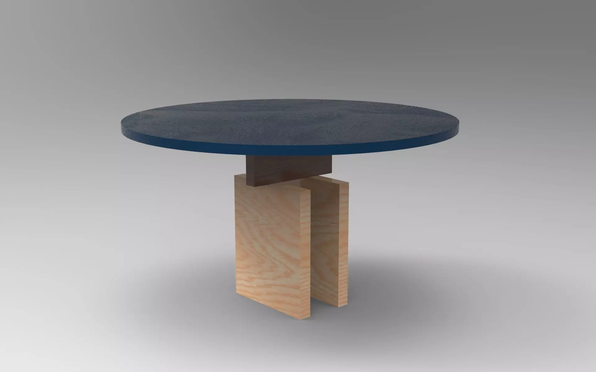 Ligne Dining Table Low-poly 3D model_0