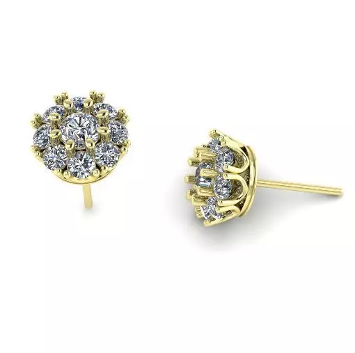 Earrings puset Model 4426 3D print model