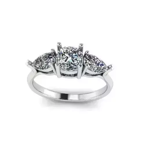 Engagement halo rings Model 4419