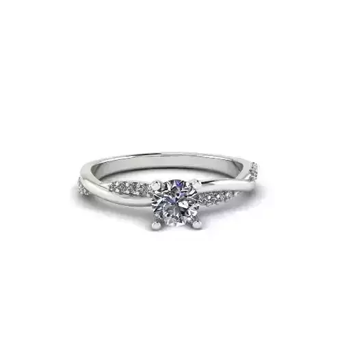 Engagement halo rings Model 4502