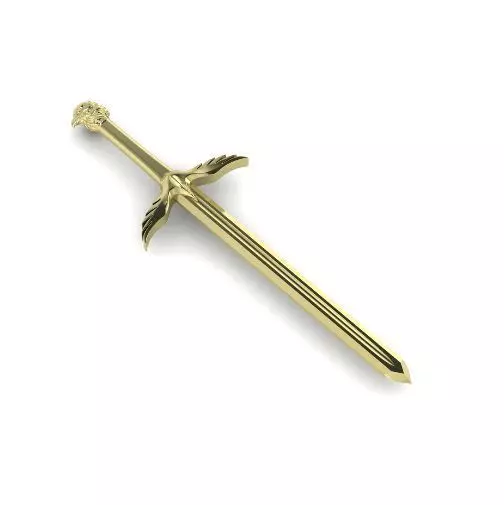 Sword pendant Model 4501 3D print model_0