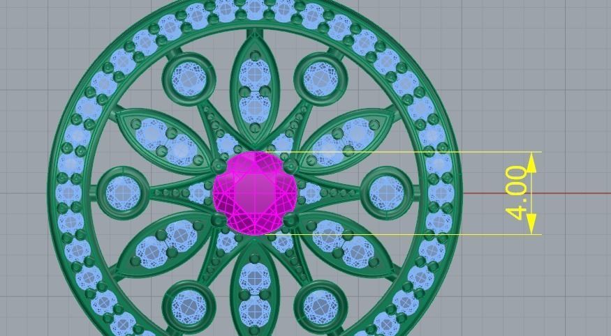 Pendant Key Model 4498 3D print model_7