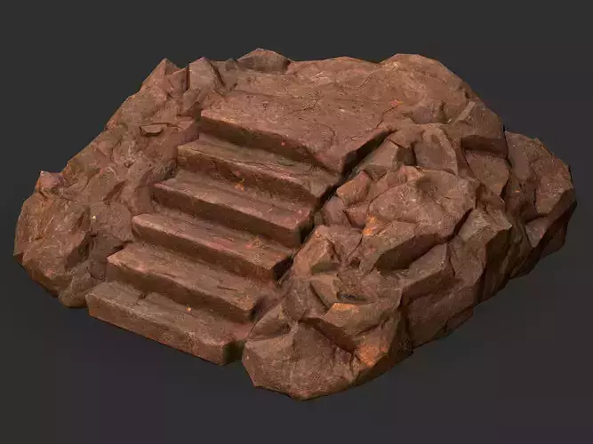 stairs stone 04