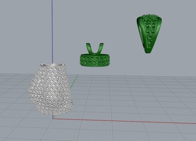 Pendant in the shape of a boxing glove Model 4485 3D print model_5