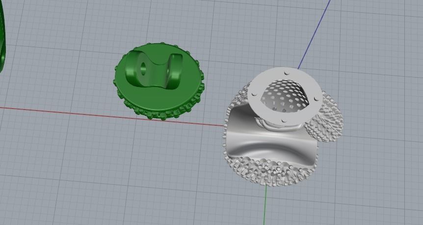 Pendant in the shape of a boxing glove Model 4485 3D print model_2