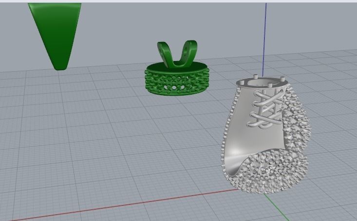 Pendant in the shape of a boxing glove Model 4485 3D print model_3