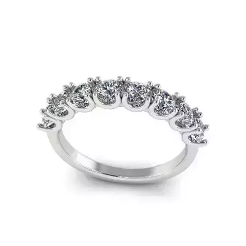 Engagement halo rings Model 4481