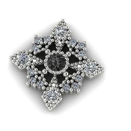 Snowflake pendant Model 4466 3D print model
