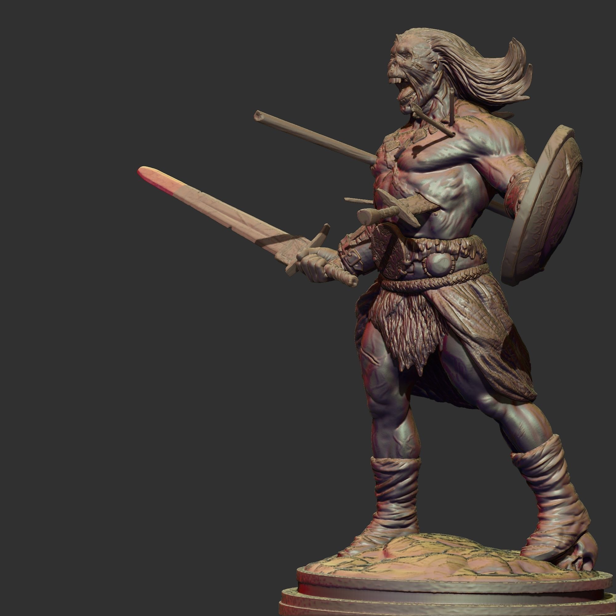 Seven Blades Project - Oluwafwmi The zombie 3D print model_1