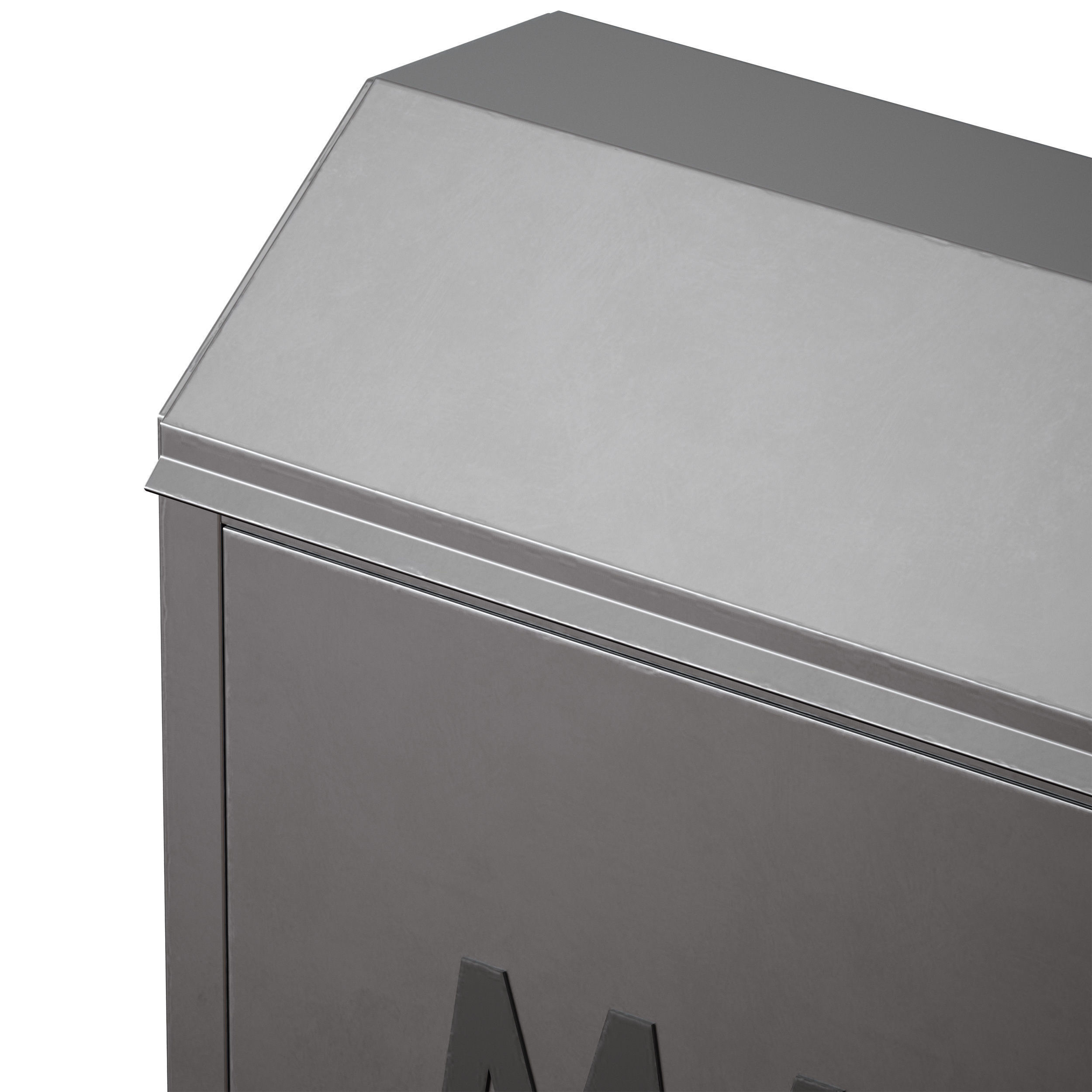 Metal mailbox 3D model_15