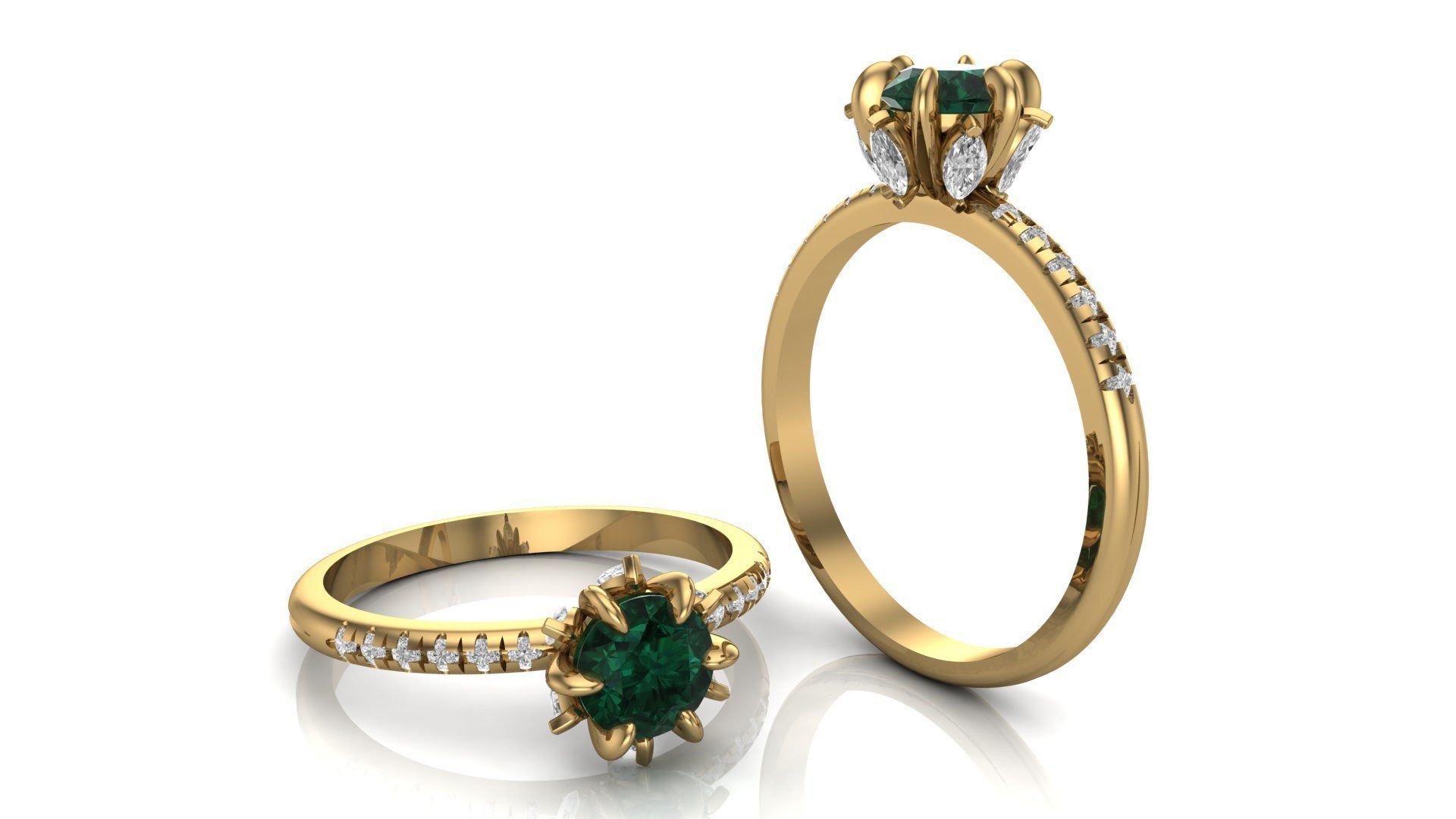 Jewelry Ring 3D print model 3D print model_2