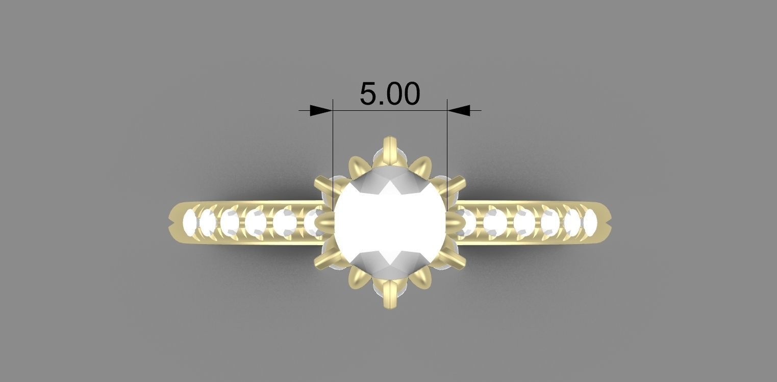 Jewelry Ring 3D print model 3D print model_5