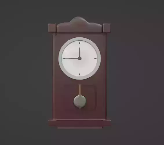3D modelled Clock