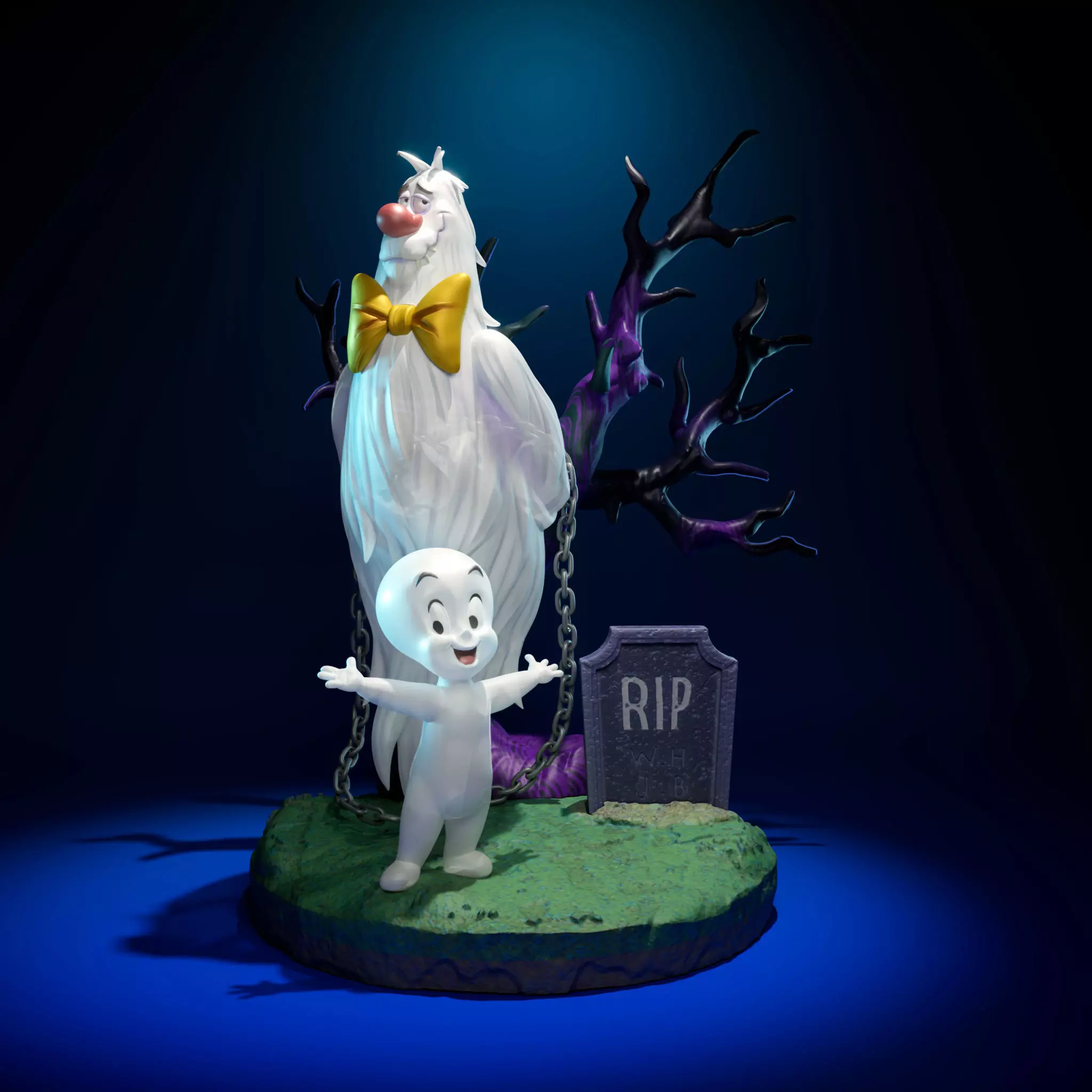 Casper and Hairy Scary 3D print model