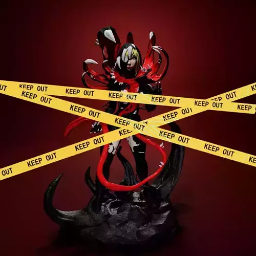 Gwenom - Gwen with the venom suit for print 3D model