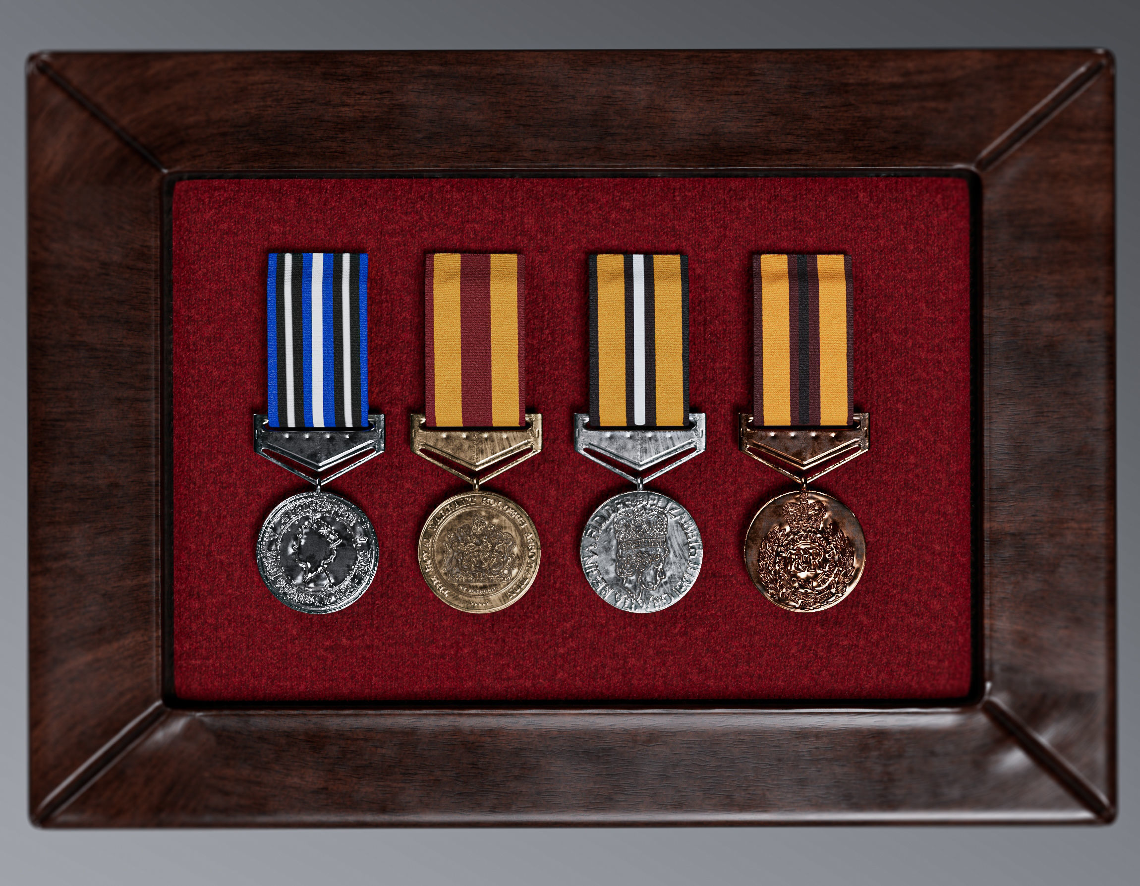 British military medal and badge Low-poly 3D model_7