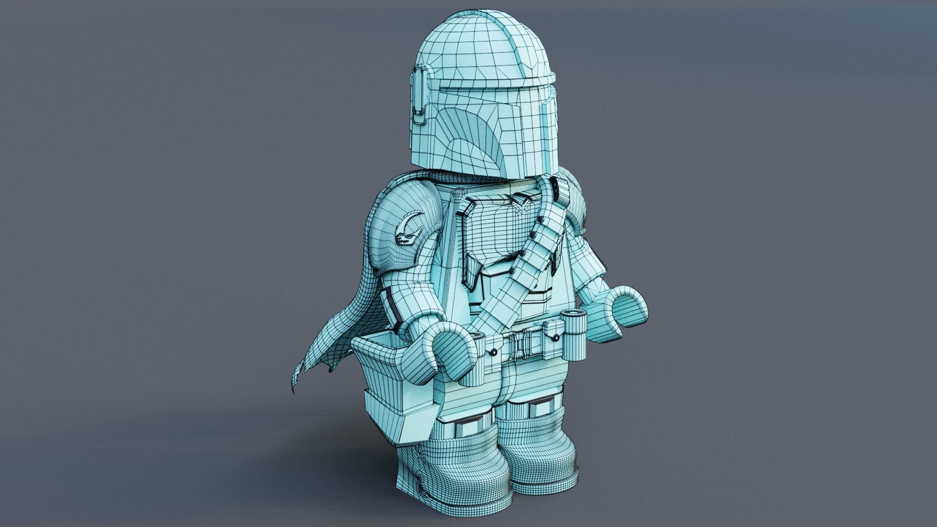 Mandalorian Starfighter 3D model_14