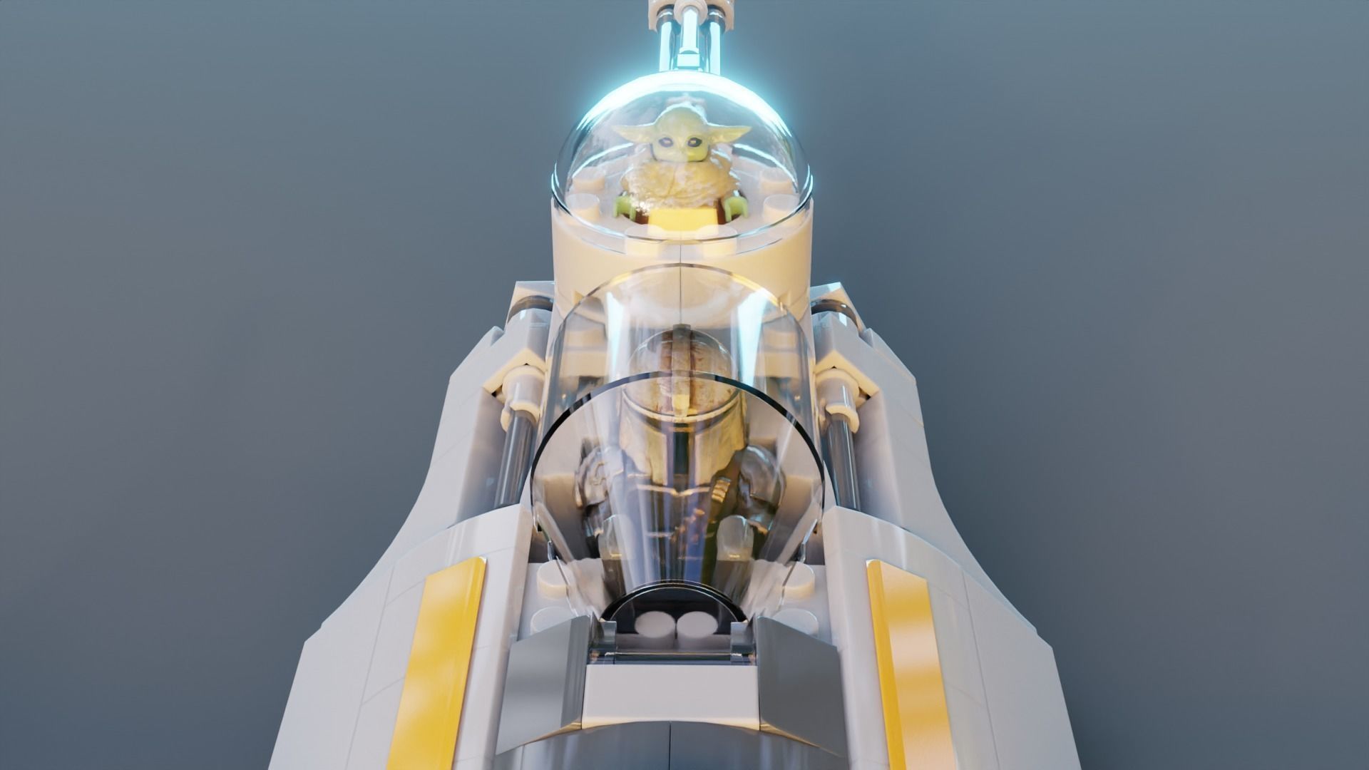 Mandalorian Starfighter 3D model_4