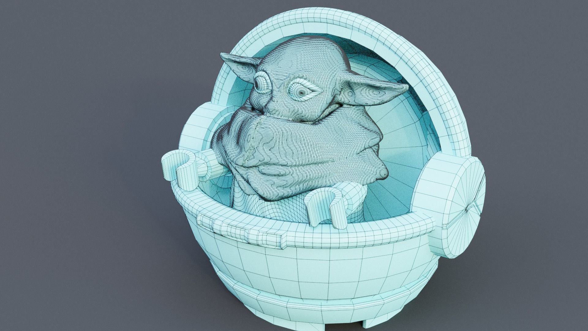 Mandalorian Starfighter 3D model_18