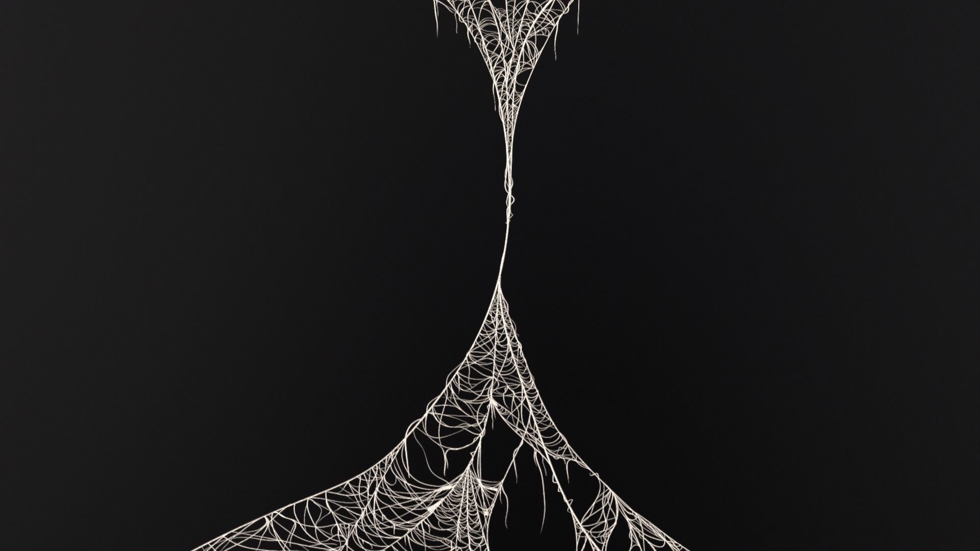 Spider Webs Set Two Low-poly 3D model_16