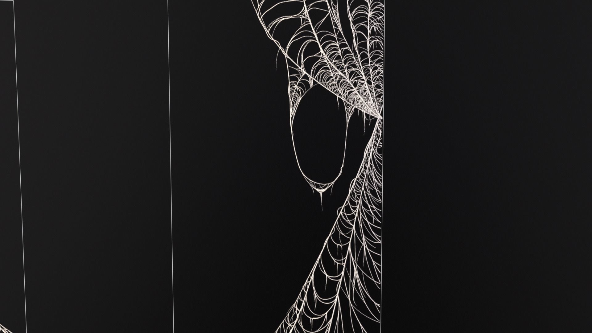 Spider Webs Set Two Low-poly 3D model_15