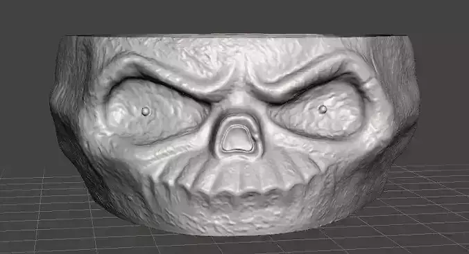 skull CANDY bowl halloween