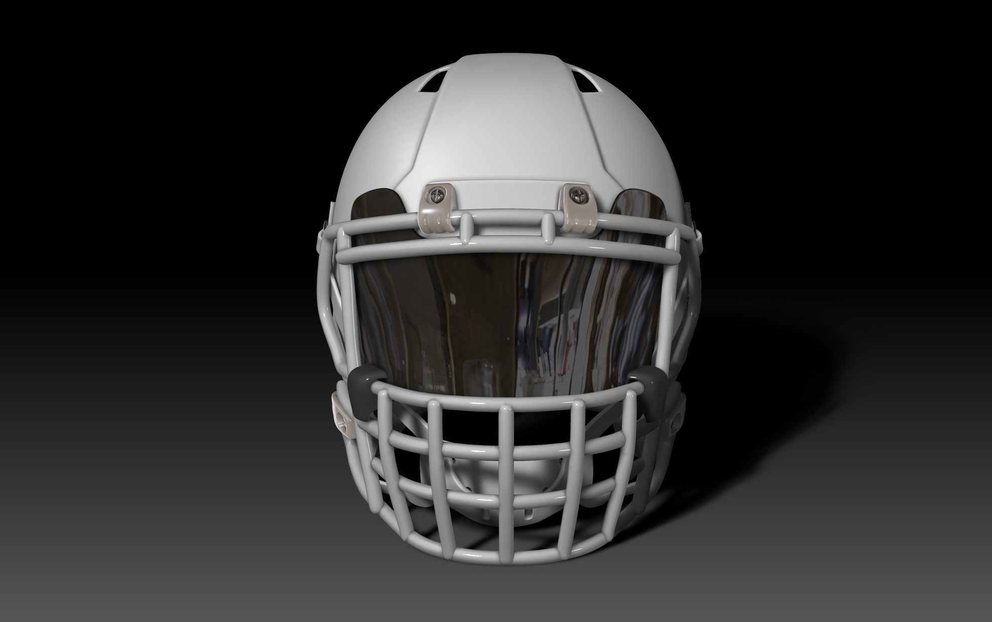 Oakley Visor and Facemask II for NFL Riddell  Speed helmet 3D print model_1