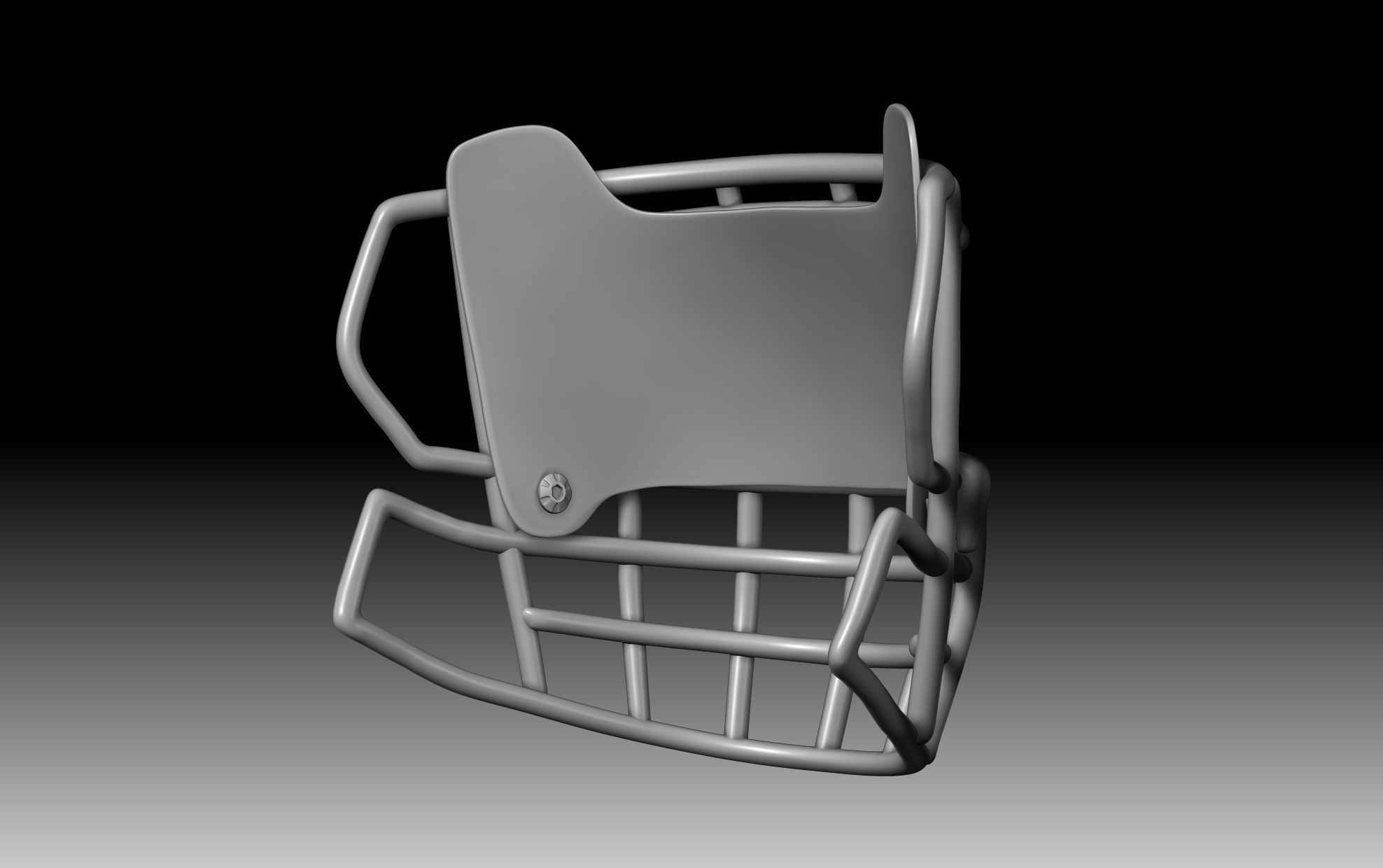 Oakley Visor and Facemask II for NFL Riddell  Speed helmet 3D print model_7