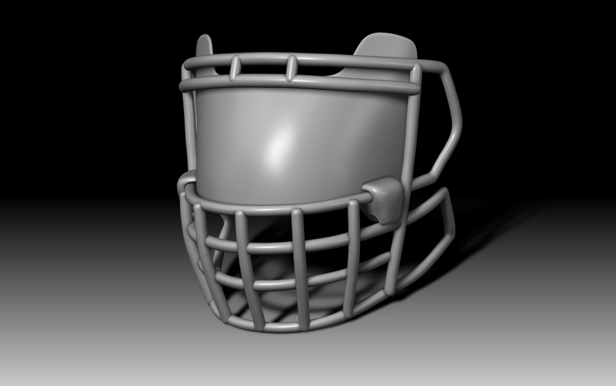 Oakley Visor and Facemask II for NFL Riddell  Speed helmet 3D print model_4
