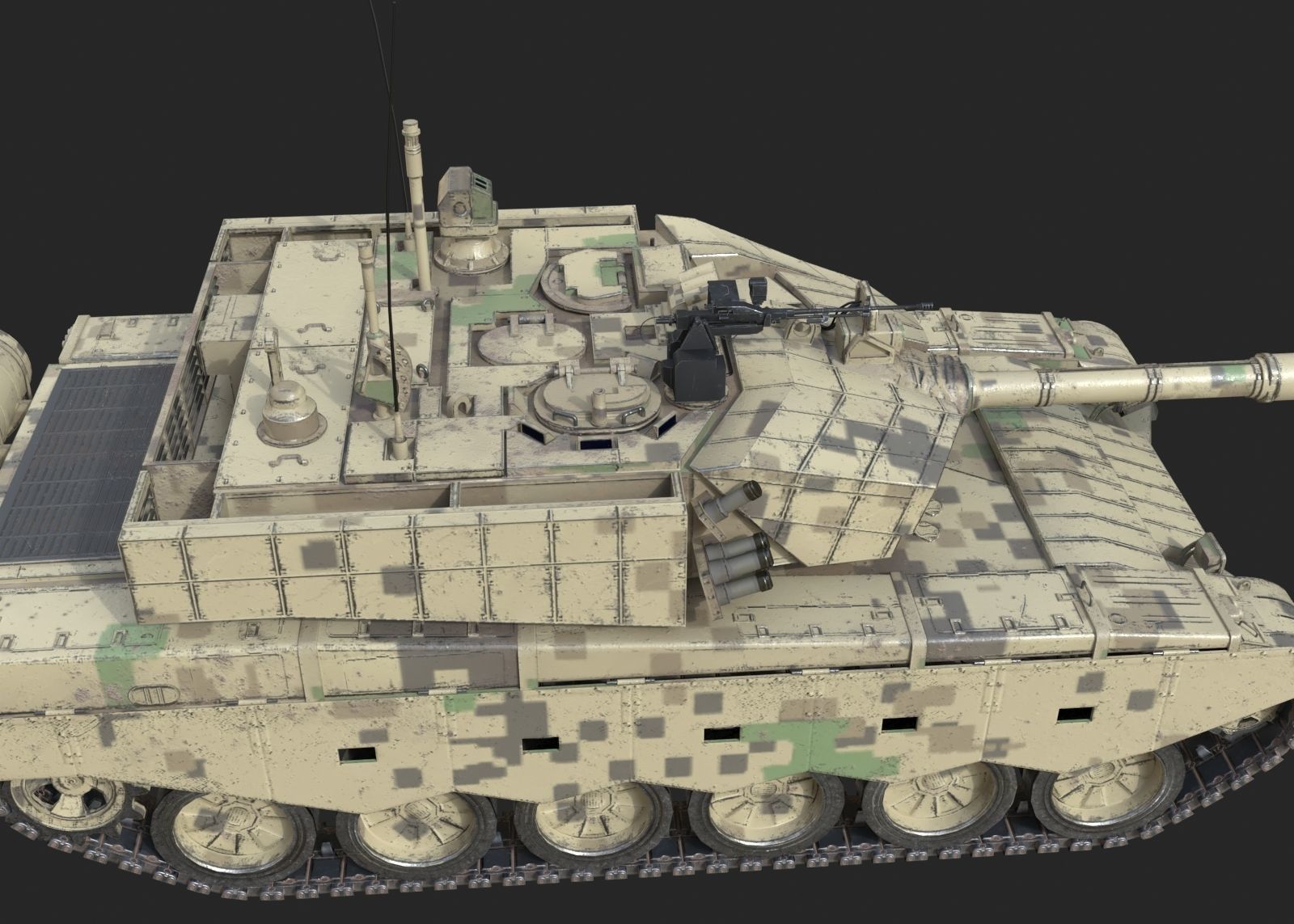 Pla Tank 3D model 4 coatings of PLA Army ZTZ99A ZTZ-99A Main Battle Tank MBT VR ...