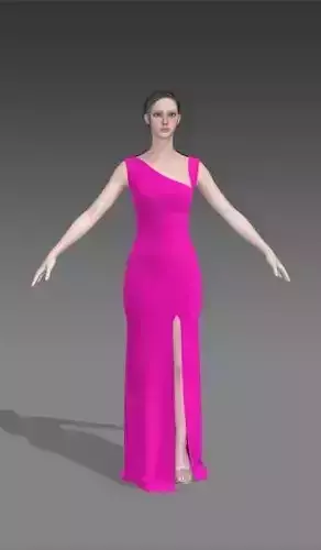 Dress detail matte dres sskirt