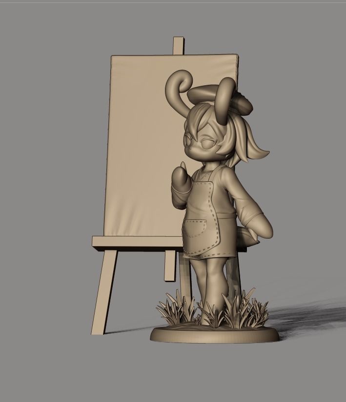 Mamere Meslusine Genshin impact 3D print model_17