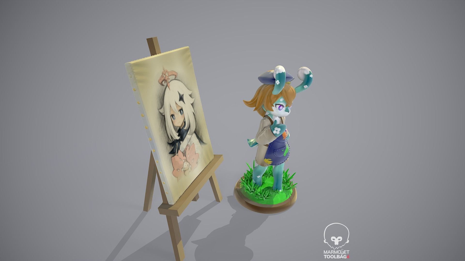 Mamere Meslusine Genshin impact 3D print model_10