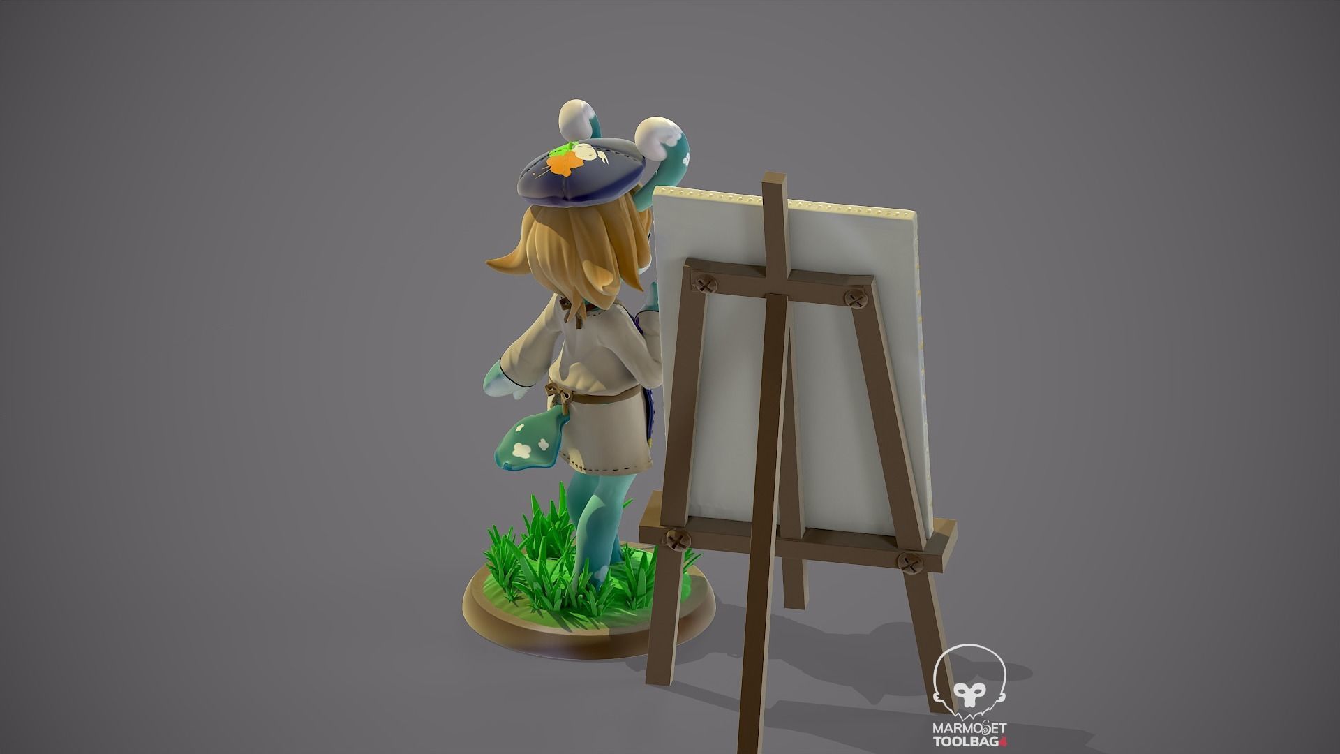 Mamere Meslusine Genshin impact 3D print model_7