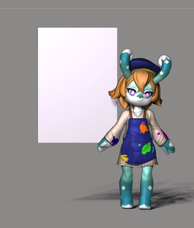 Mamere Meslusine Genshin impact 3D print model_19