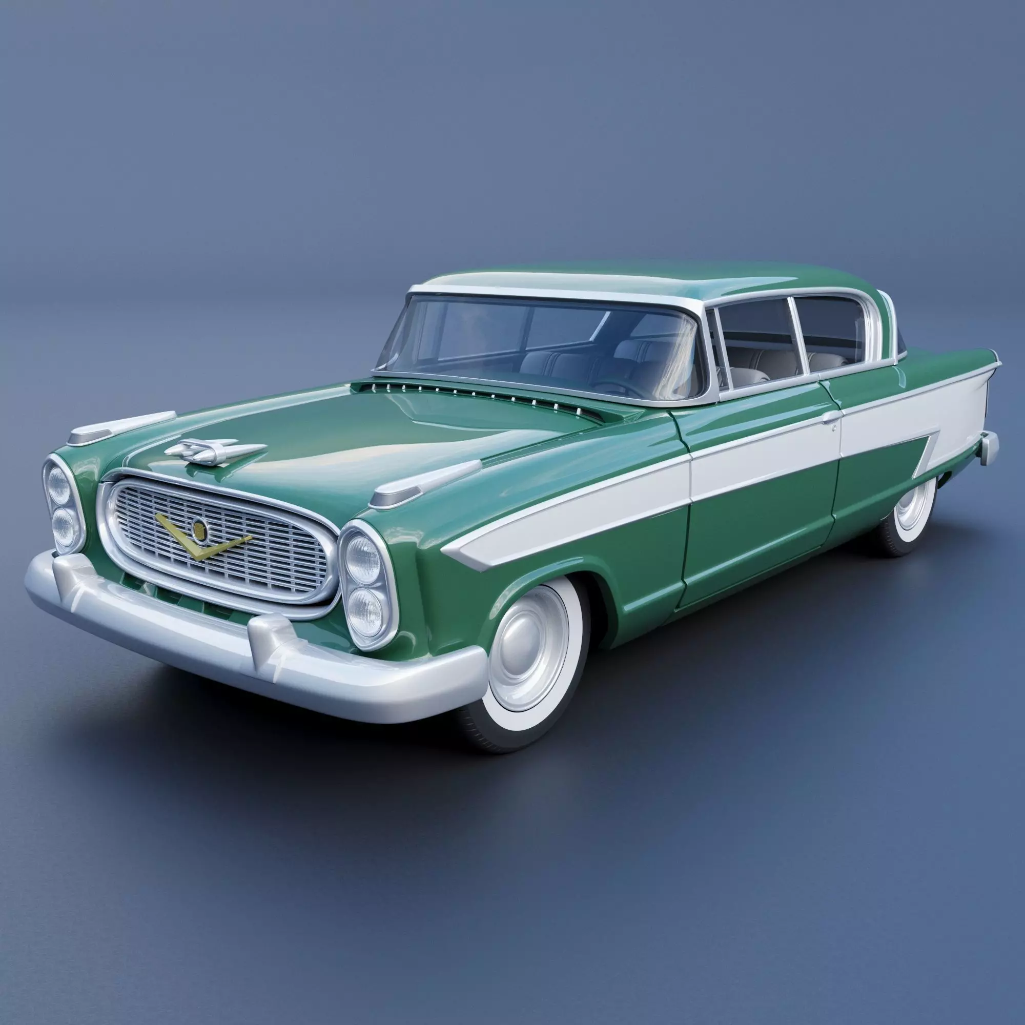 Nash Ambassador 1957 3D print model_0