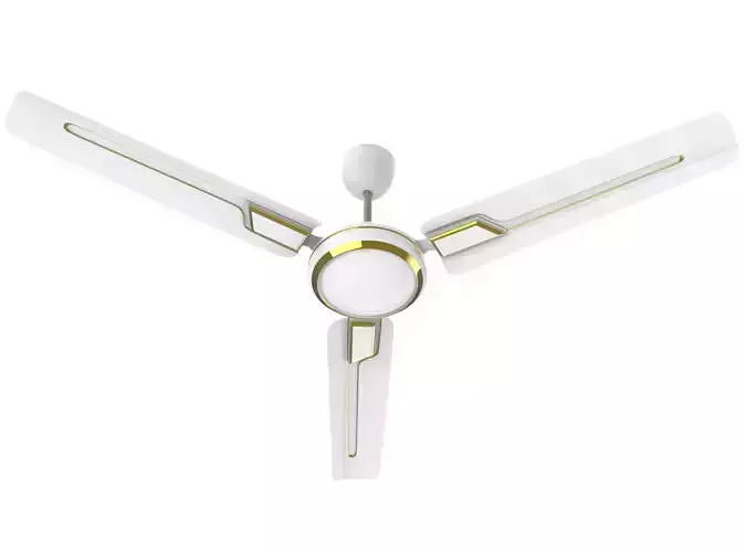 ceiling fan Low-poly 3D model