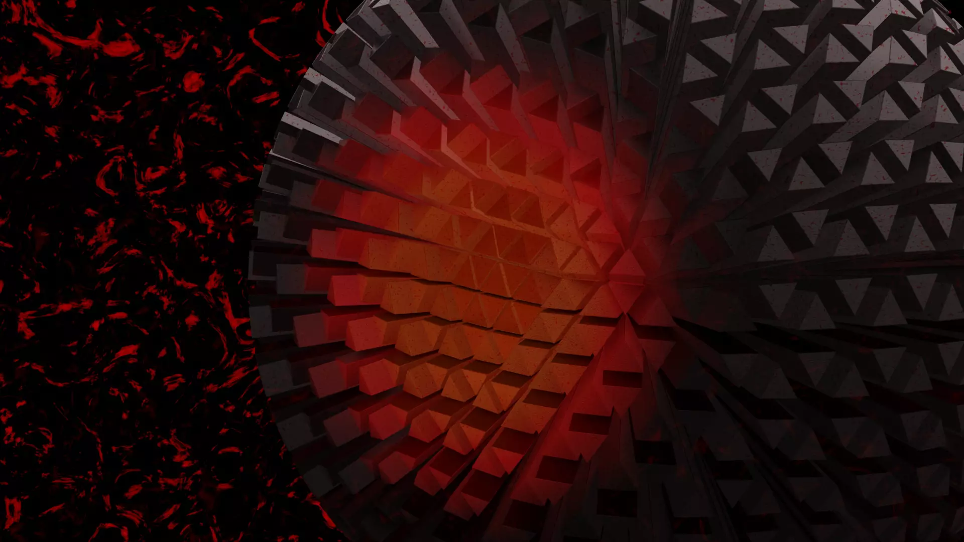 Proximity material and extrusion 3D model_0